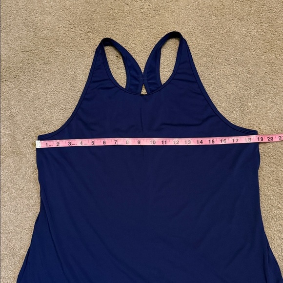 Fabletics Navy Blue Racerback Tank Top - Picture 5 of 5